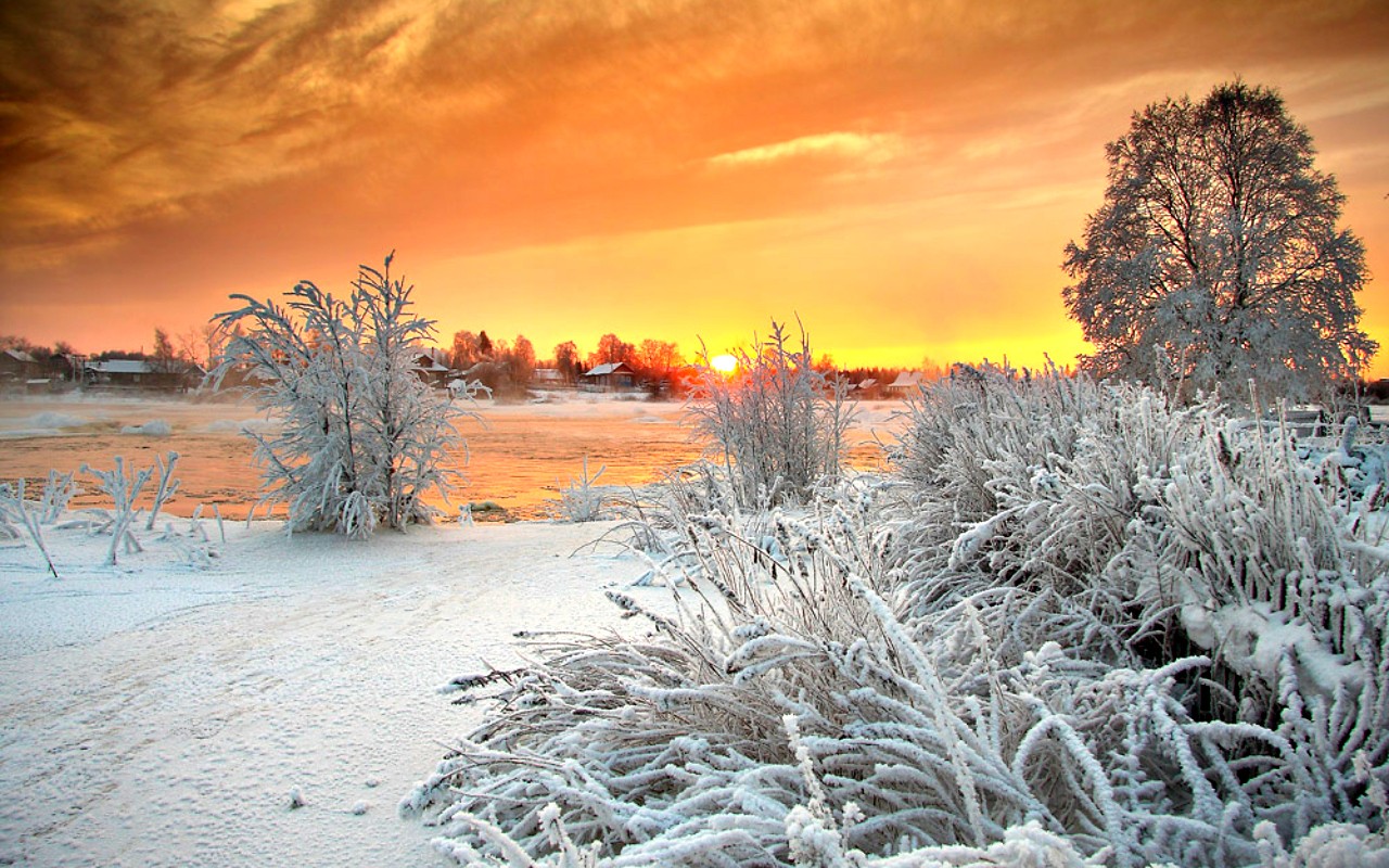 winter-view-sunrise-peaceful-beautiful-lovely-tree-splendor-lake-clouds-houses-time-water-trees-frozen-river-nature-beauty-sunset-landscape-cold-mountain-desktop-backgrounds